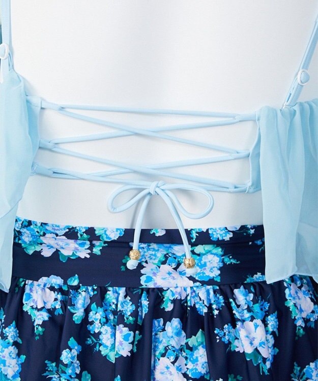 San-ai Resort（三愛水着楽園） 【San-ai Resort】More Size 3点セット水着 15号/17号 オフホワイト