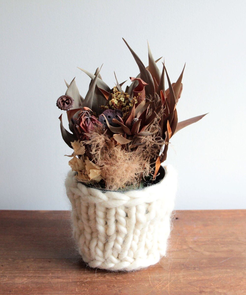 フラワーポットのニットカバー And Wool ファッション通販 公式通販 オンワード クローゼット