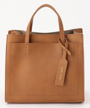 UNBILLION カシュカシュ cachecache / パーテーションミニ2wayトートバッグ キャメル