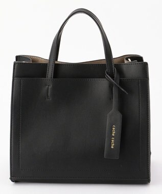 UNBILLION カシュカシュ cachecache / パーテーションミニ2wayトートバッグ ブラック