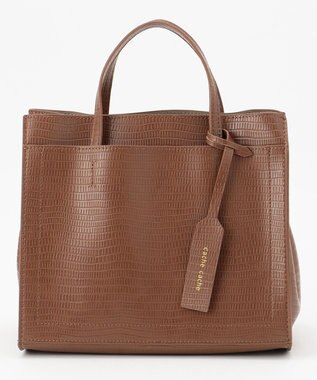 UNBILLION カシュカシュ cachecache / パーテーションミニ2wayトートバッグ ブラウン