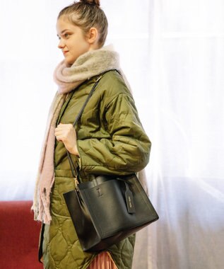 UNBILLION カシュカシュ cachecache / パーテーションミニ2wayトートバッグ ブラック