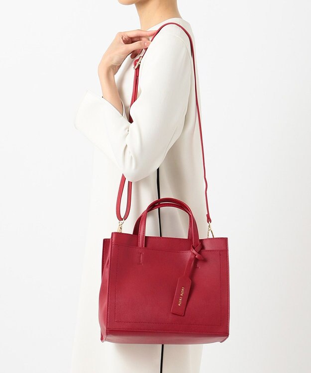 UNBILLION カシュカシュ cachecache / パーテーションミニ2wayトートバッグ ワイン