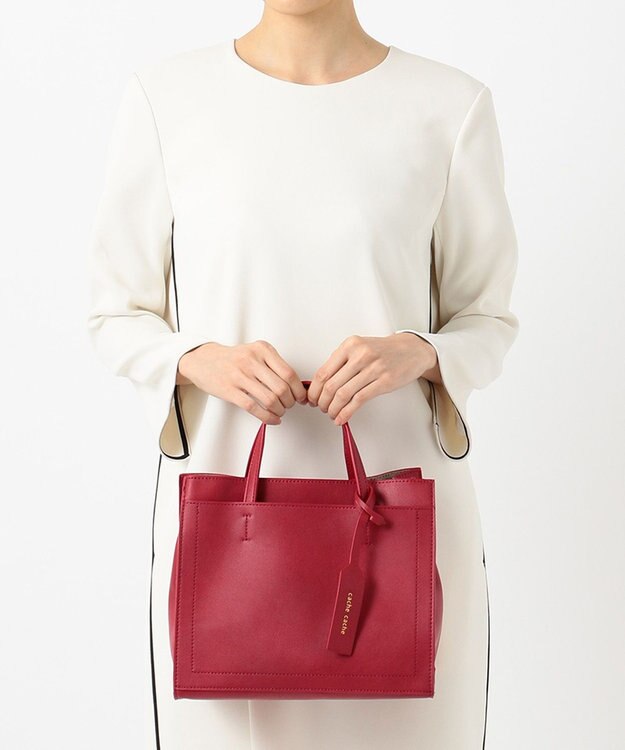 UNBILLION カシュカシュ cachecache / パーテーションミニ2wayトートバッグ ワイン