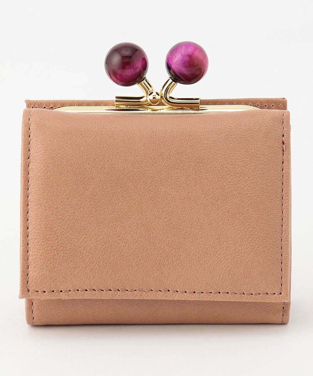 UNBILLION perche ジェムストーンがま口3つ折り財布 