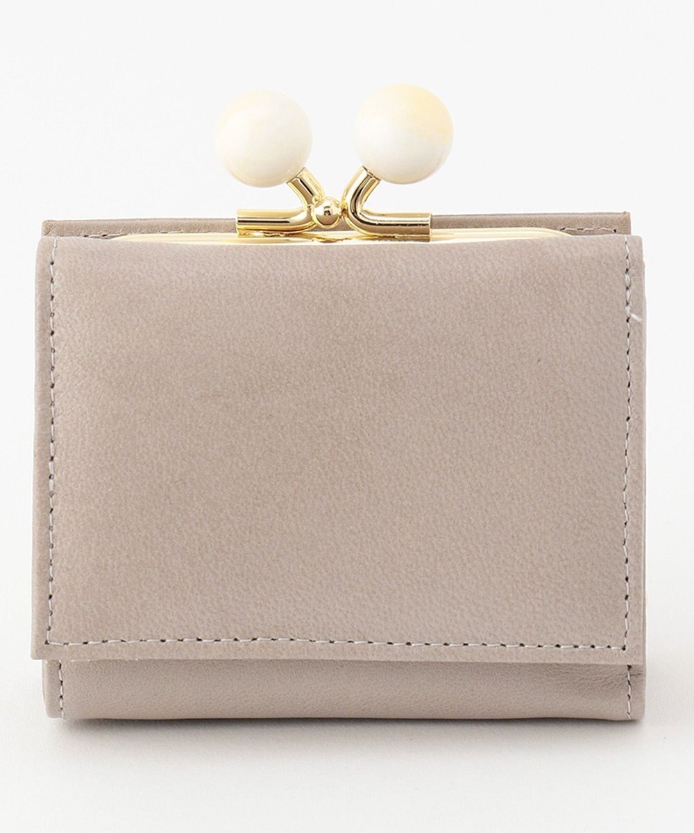 UNBILLION perche ジェムストーンがま口3つ折り財布 