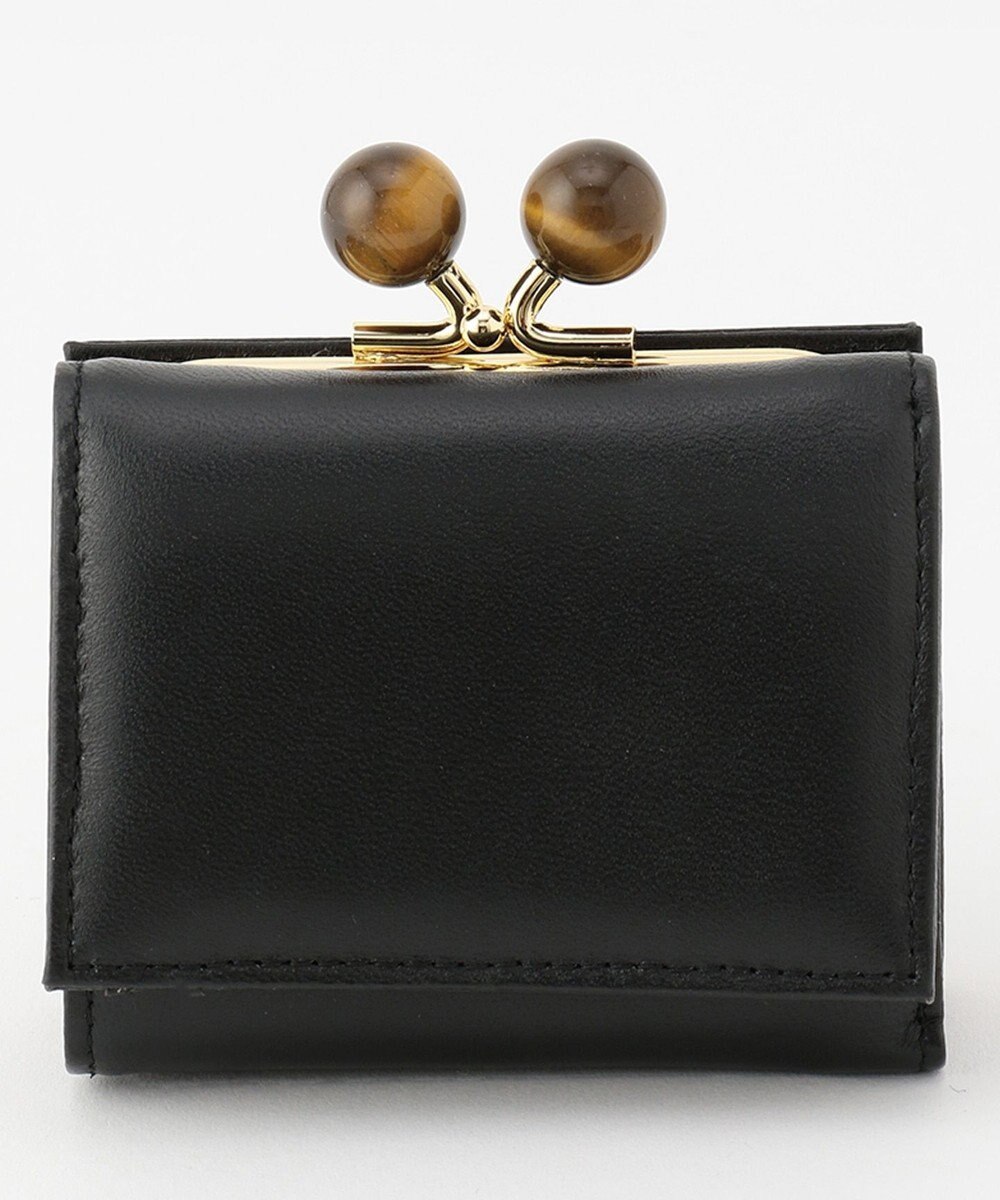 UNBILLION perche ジェムストーンがま口3つ折り財布 