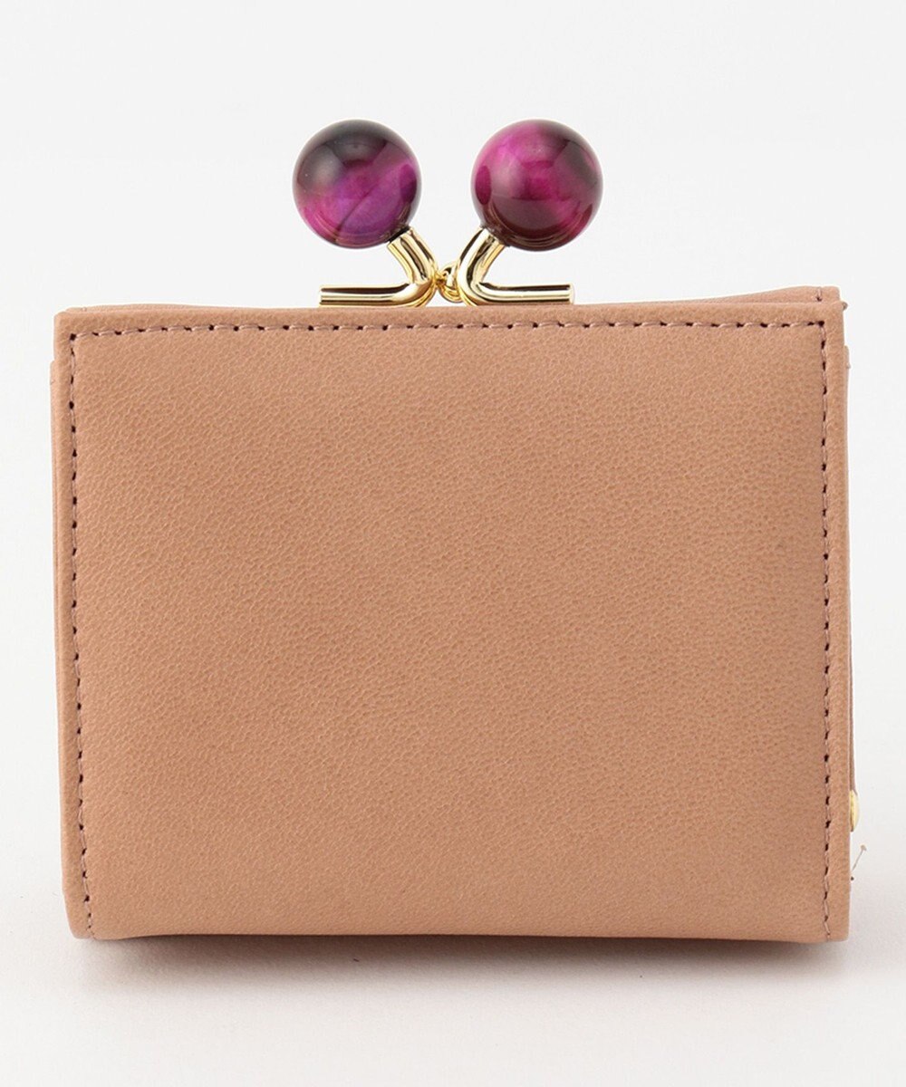 UNBILLION perche ジェムストーンがま口3つ折り財布 