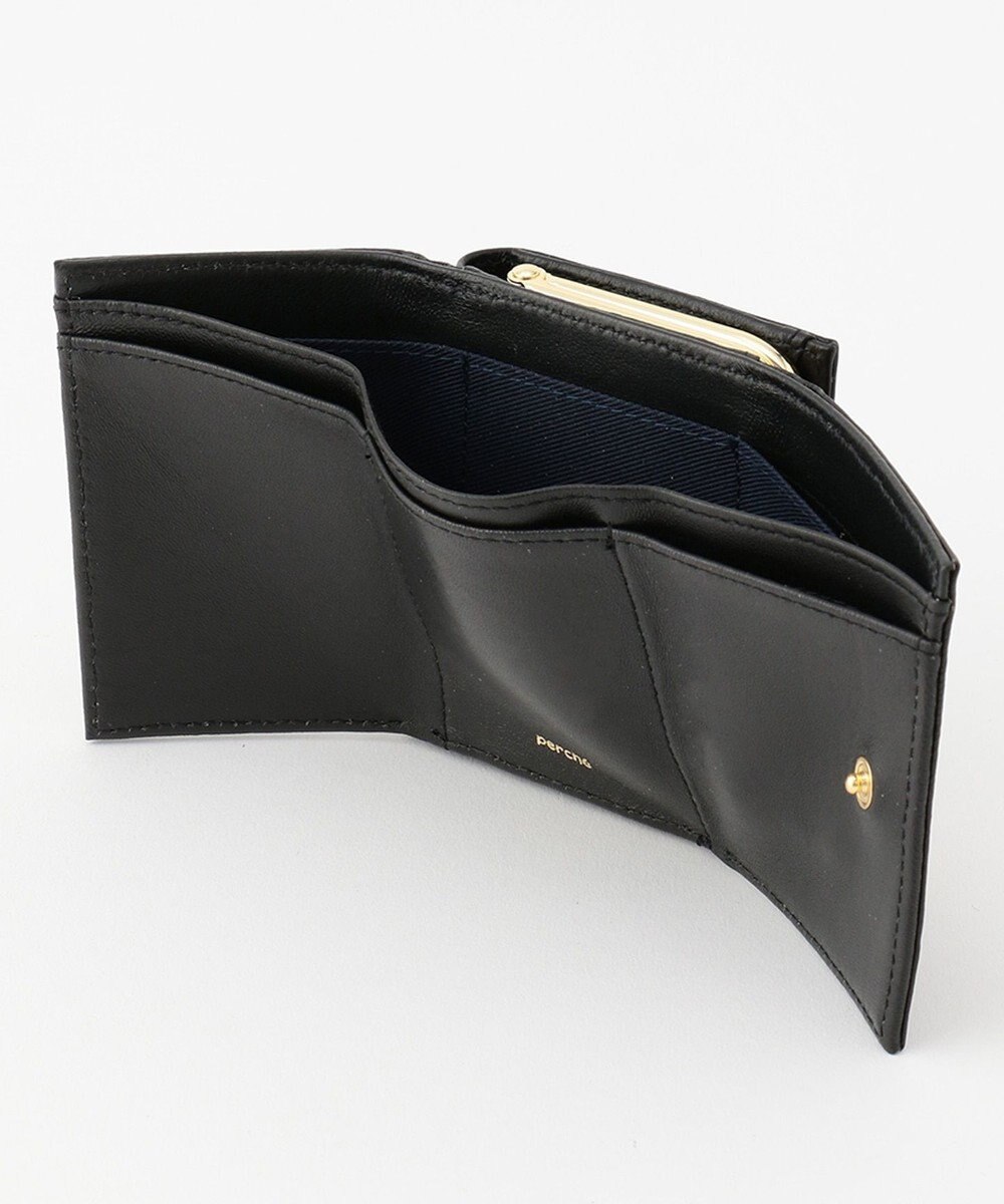 UNBILLION perche ジェムストーンがま口3つ折り財布 