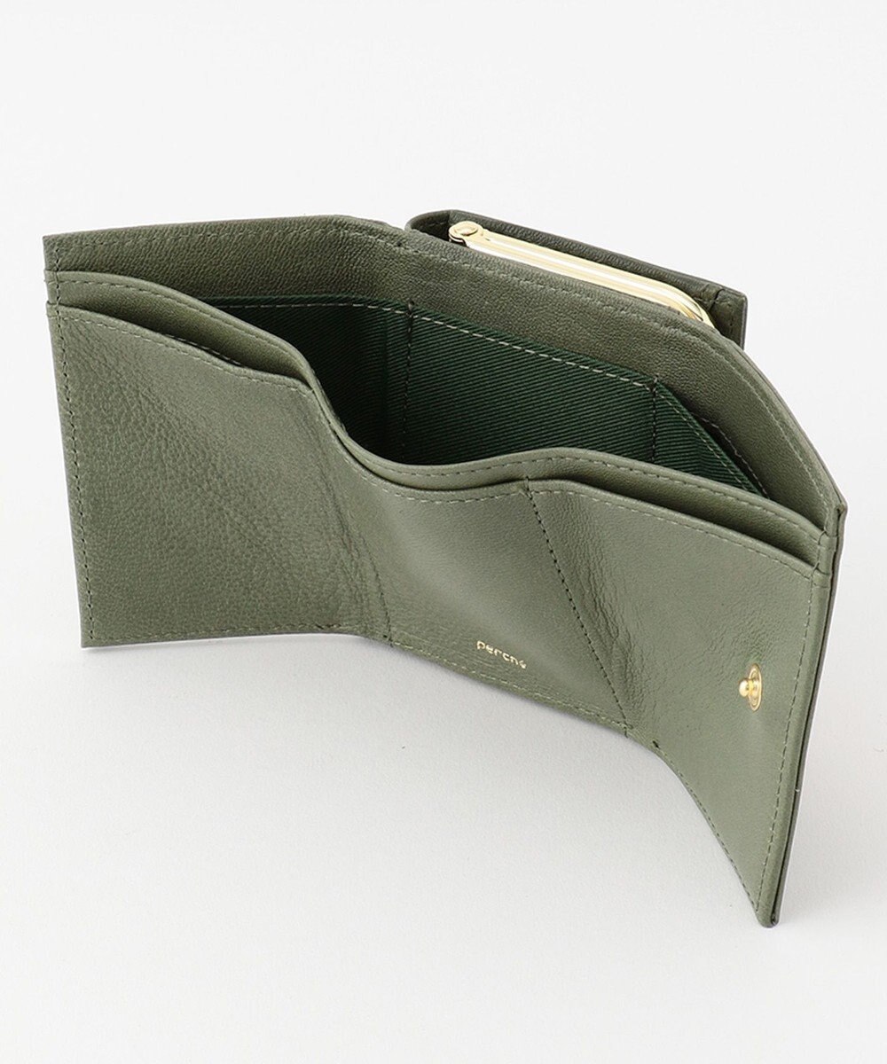 UNBILLION perche ジェムストーンがま口3つ折り財布 