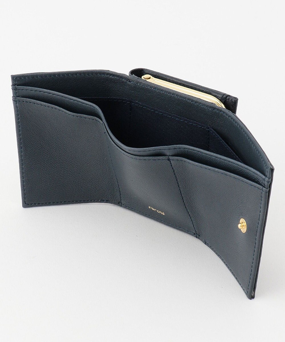 UNBILLION perche ジェムストーンがま口3つ折り財布 