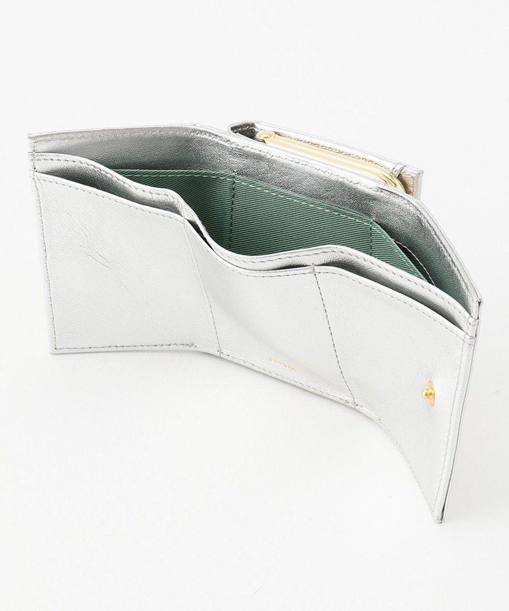 UNBILLION perche ジェムストーンがま口3つ折り財布 