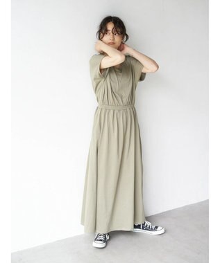 Vネックウエストギャザーカットマキシワンピース American Holic ファッション通販 公式通販 オンワード クローゼット