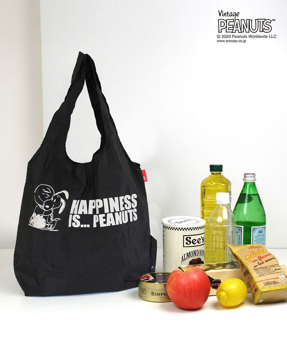 8161 スヌーピー エコバッグ ルーショッパーラウンド ピーナッツ 6k Roototeファッション通販 公式通販 オンワード クローゼット