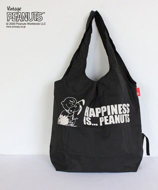 8161 スヌーピー エコバッグ ルーショッパーラウンド ピーナッツ 6k Rootote ファッション通販 公式通販 オンワード クローゼット