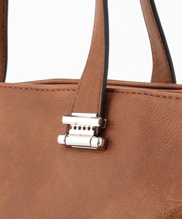 UNBILLION Otias アンティークタイプ合皮トートバッグ キャメル