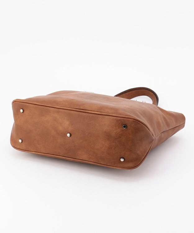 UNBILLION Otias アンティークタイプ合皮トートバッグ キャメル