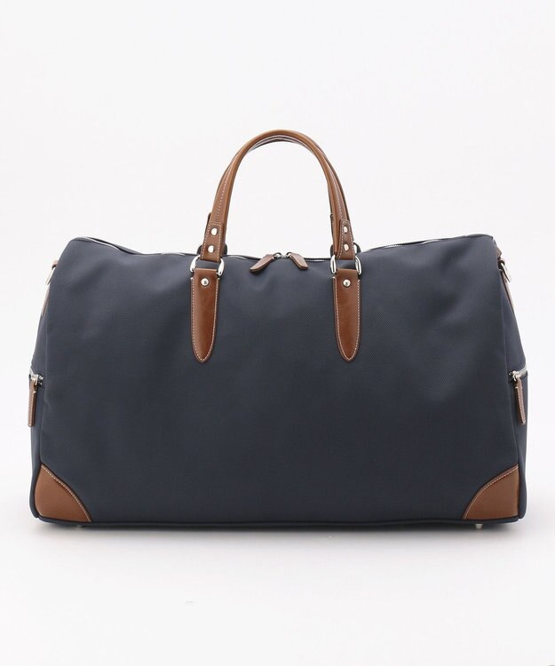 UNBILLION 【テレビ ドラマ着用アイテム】Otias 1681デニール×白化合皮ボストンL ネイビー