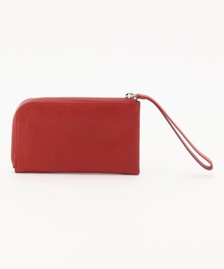 UNBILLION Otias クロムなめし本革財布ポーチ レッド