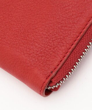 UNBILLION Otias クロムなめし本革財布ポーチ レッド