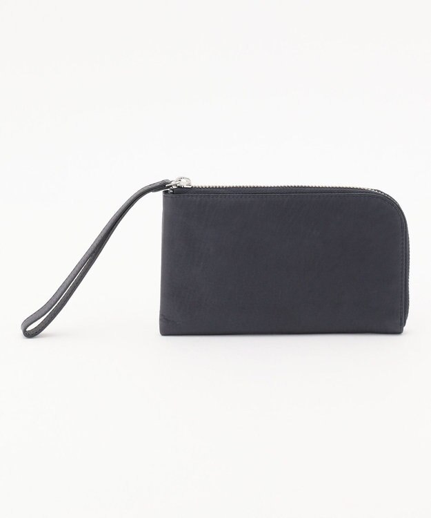 UNBILLION Otias クロムなめし本革財布ポーチ ネイビー