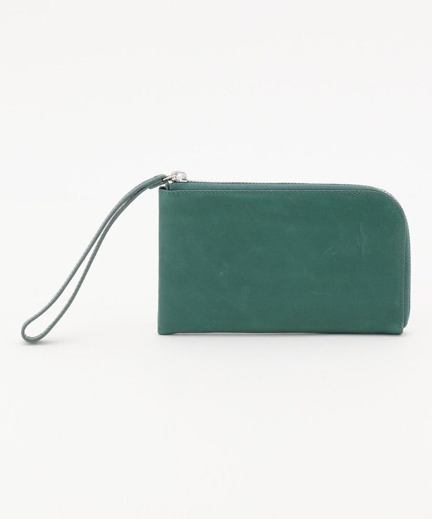 UNBILLION Otias クロムなめし本革財布ポーチ ブルー