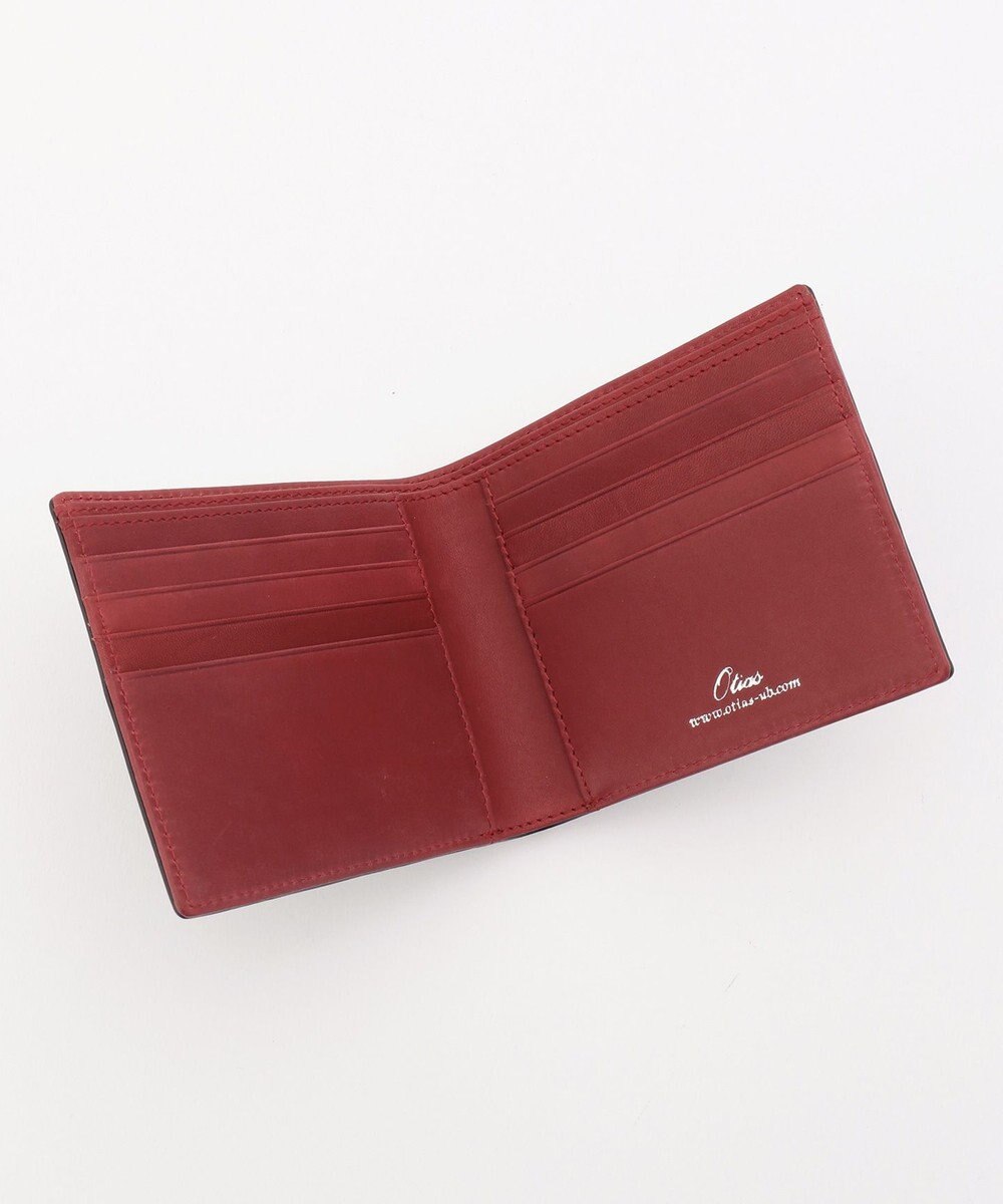 UNBILLION Otias コードバン調牛革バイカラー二つ折り財布 