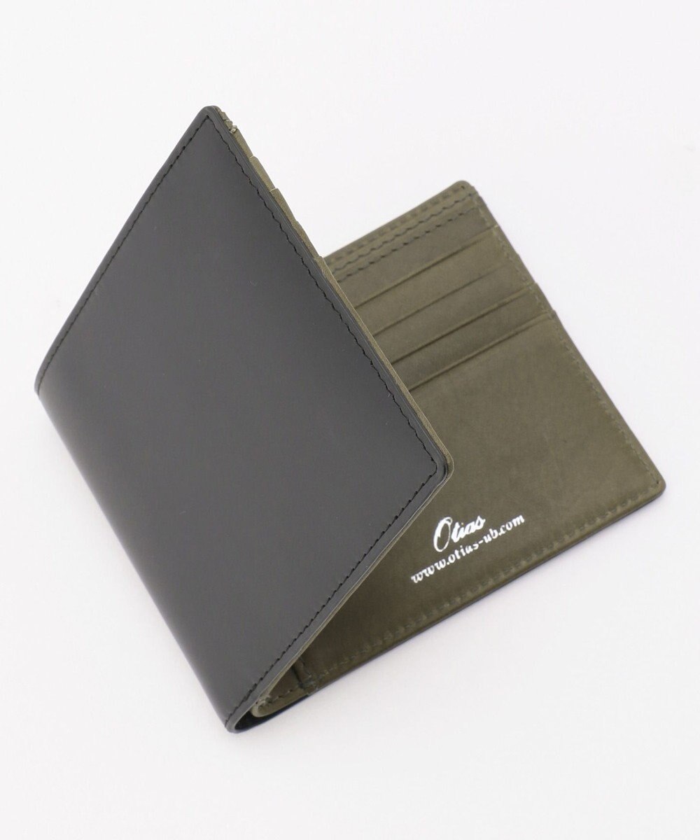 UNBILLION Otias コードバン調牛革バイカラー二つ折り財布 