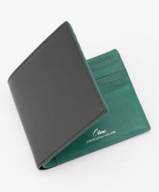 UNBILLION Otias コードバン調牛革バイカラー二つ折り財布