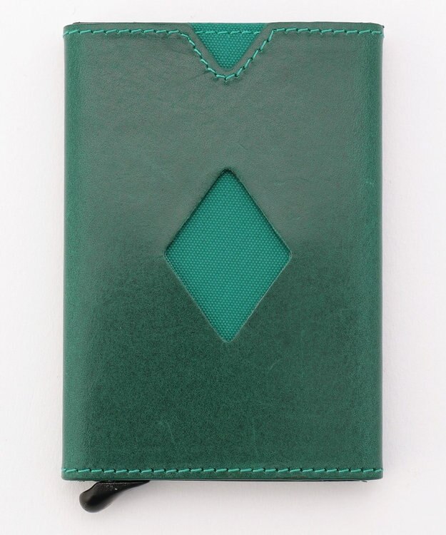 UNBILLION Otias ベジタブルタンニンなめしカードケース ターコイズ