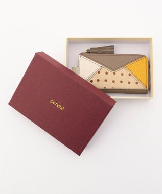 UNBILLION perche サスティナブルハラコミックスキーケース グレー