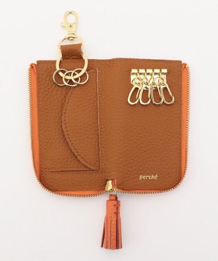 UNBILLION perche サスティナブルハラコミックスキーケース オレンジ