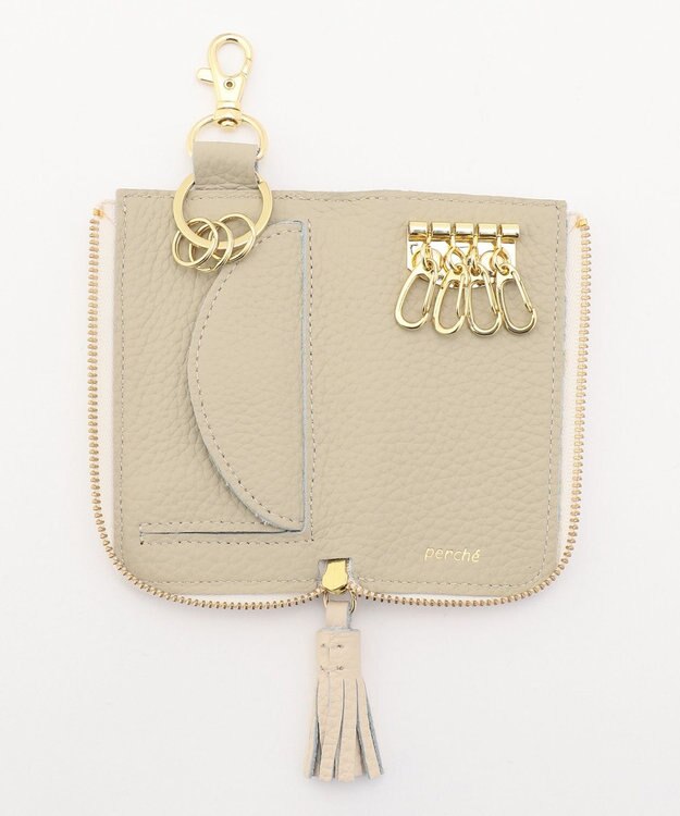 UNBILLION perche サスティナブルハラコミックスキーケース アイボリー