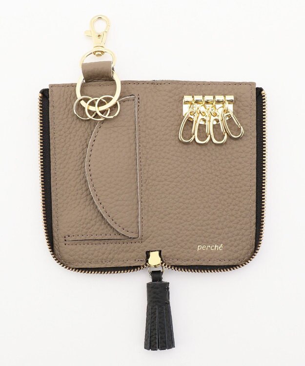 UNBILLION perche サスティナブルハラコミックスキーケース ブラック