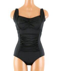 San-ai Resort（三愛水着楽園） 【SALE】【Coral veil】Solid　ナチュラルシェイプ ワンピース水着 9号/11号