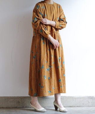 ナスタチュウムの花を刺繍したワンピースドレス Muuc ファッション通販 公式通販 オンワード クローゼット