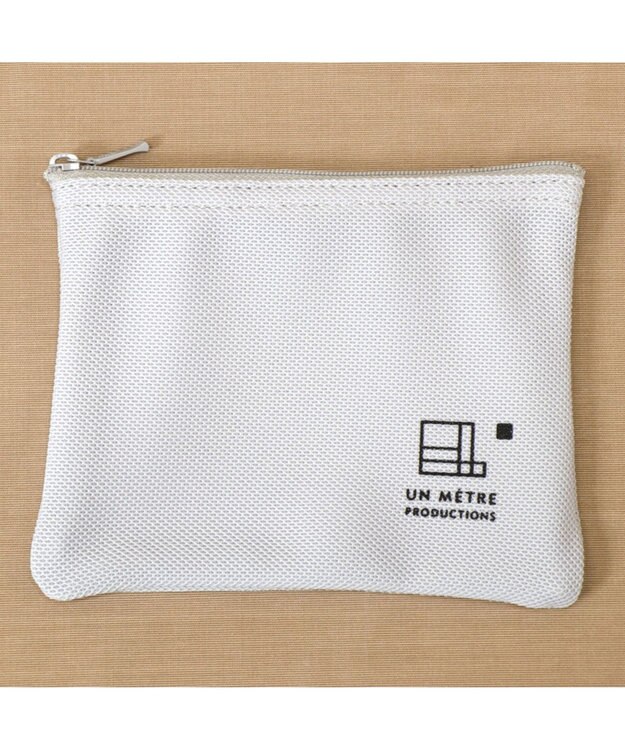 Regalo Felice 【日本製 / 抗菌防臭機能付き】マスクポーチ LGY(ライトグレー)