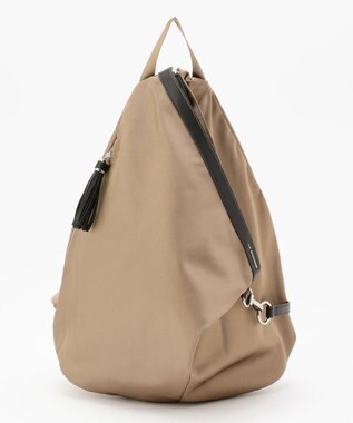 LA BAGAGERIE 【復刻リニューアル】口折れタッセル付きリュックサック ベージュ