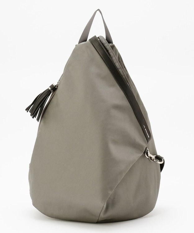 LA BAGAGERIE 【復刻リニューアル】口折れタッセル付きリュックサック グレー