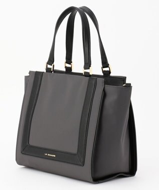 LA BAGAGERIE 【復刻リニューアル】ナイロンスクエアライントート グレー