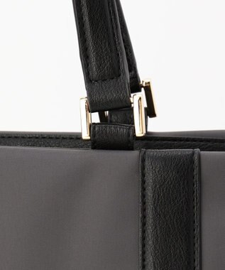 LA BAGAGERIE 【復刻リニューアル】ナイロンスクエアライントート グレー