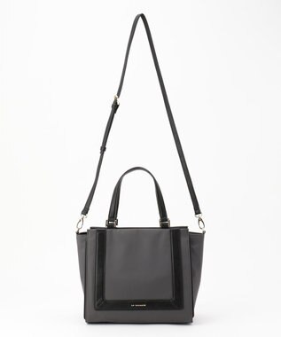 LA BAGAGERIE 【復刻リニューアル】ナイロンスクエアライントート グレー