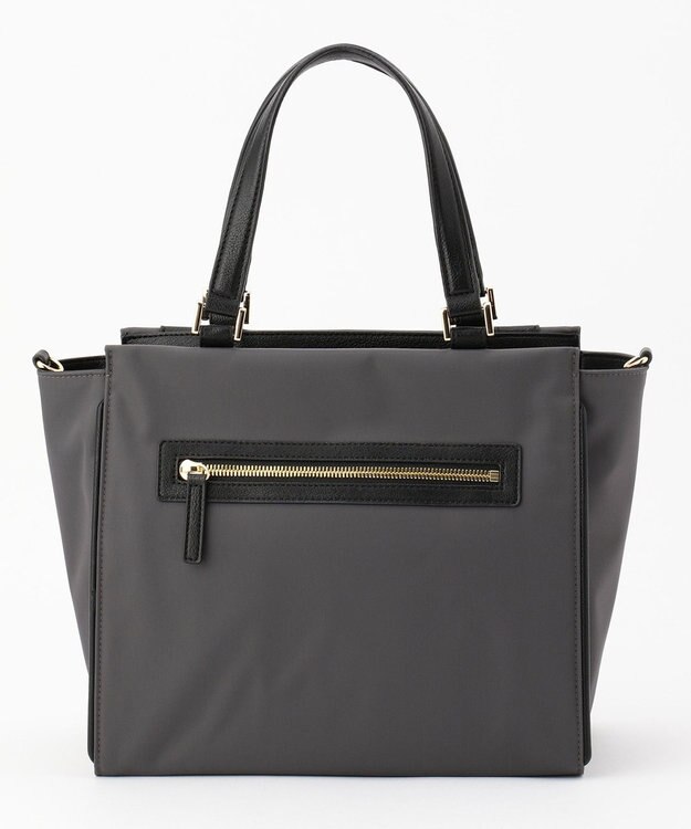 LA BAGAGERIE 【復刻リニューアル】ナイロンスクエアライントート グレー