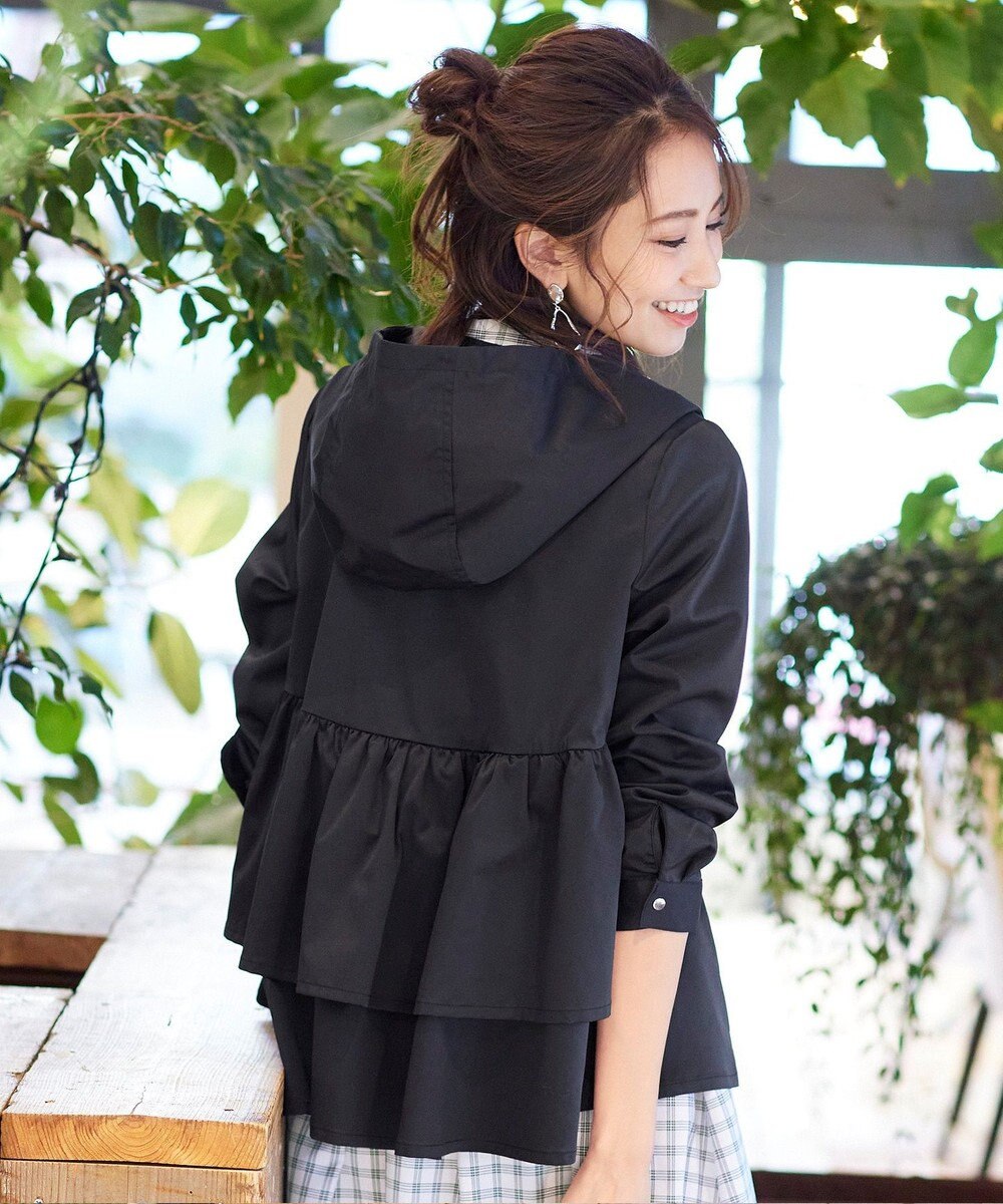 洗える 大人可愛いバックフレアパーカーコート Tiaclasse ファッション通販 公式通販 オンワード クローゼット