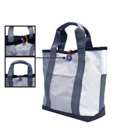 +RING 傘生地を使用した撥水トートバッグM BLU denim-like pattern SR242