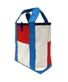 +RING 傘生地を使用した撥水トートバッグM トリコロール SR251