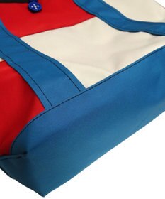 +RING 傘生地を使用した撥水トートバッグM トリコロール SR251