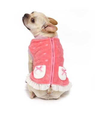 ペットパラダイス 刺繍 ボアベスト 桃 中 大型犬 Pet Paradise ファッション通販 公式通販 オンワード クローゼット
