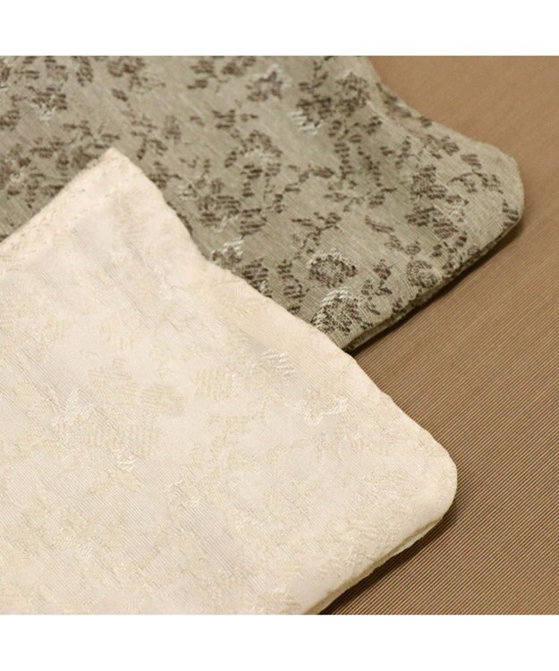 Regalo Felice 【日本製 / 制菌機能付き】マスク&ポーチセット / KOMON GBE(グレージュ)