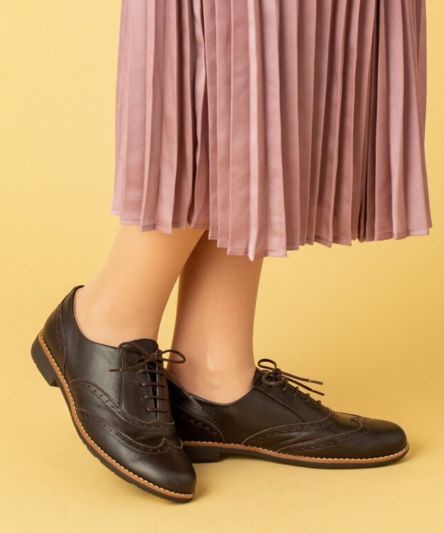 ASICS WALKING ペダラ レディース 2E  2.0cmヒール ブラウン系